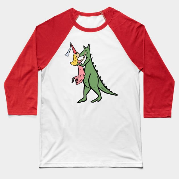 The princess and the dragon Baseball T-Shirt by matan kohn